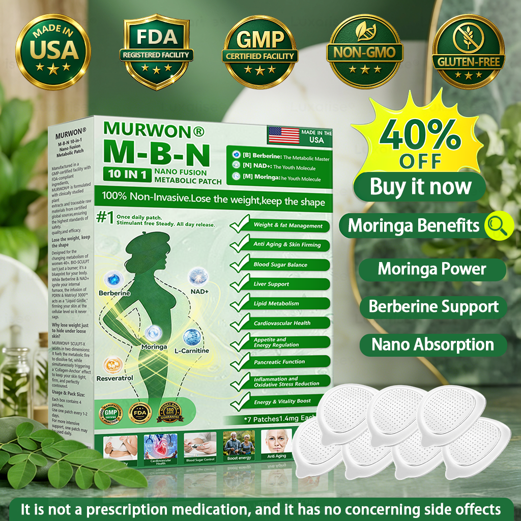 FDA Approved 👩⚕️ | MURWON® M-B-N Metabolic Nano-Fusion Patch 10-in-1 🍉 Scientifically Proven | 10-in-1 Formula | Results in Just 7 Days 🥭