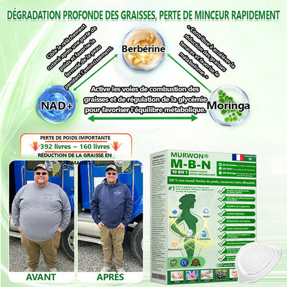 Experticia médica 👩‍⚕️ | Parche nanofusión metabólico 10 en 1 MURWON® M-B-N | 🍓 Fórmula 10 en 1 | Resultados en 7 días 🍓