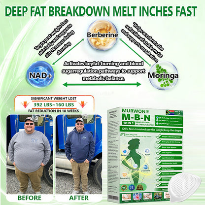 Qualità👩‍⚕️ | Cerotto metabolico nanofusione 10 in 1 professionale MURWON® M-B-N |🌹Supportato dalla scienza | Formula 10 in 1 | Risultati in 7 giorni🍍