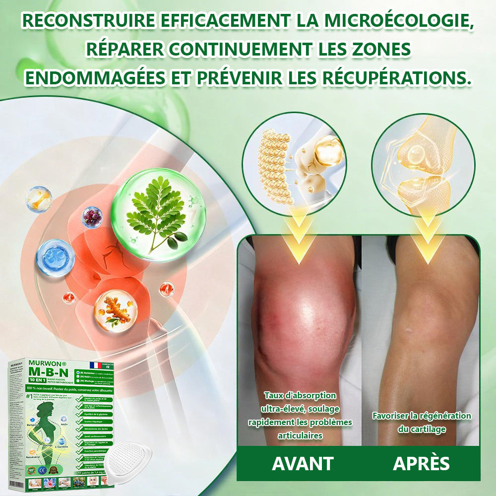 Experticia médica 👩‍⚕️ | Parche nanofusión metabólico 10 en 1 MURWON® M-B-N | 🍓 Fórmula 10 en 1 | Resultados en 7 días 🍓